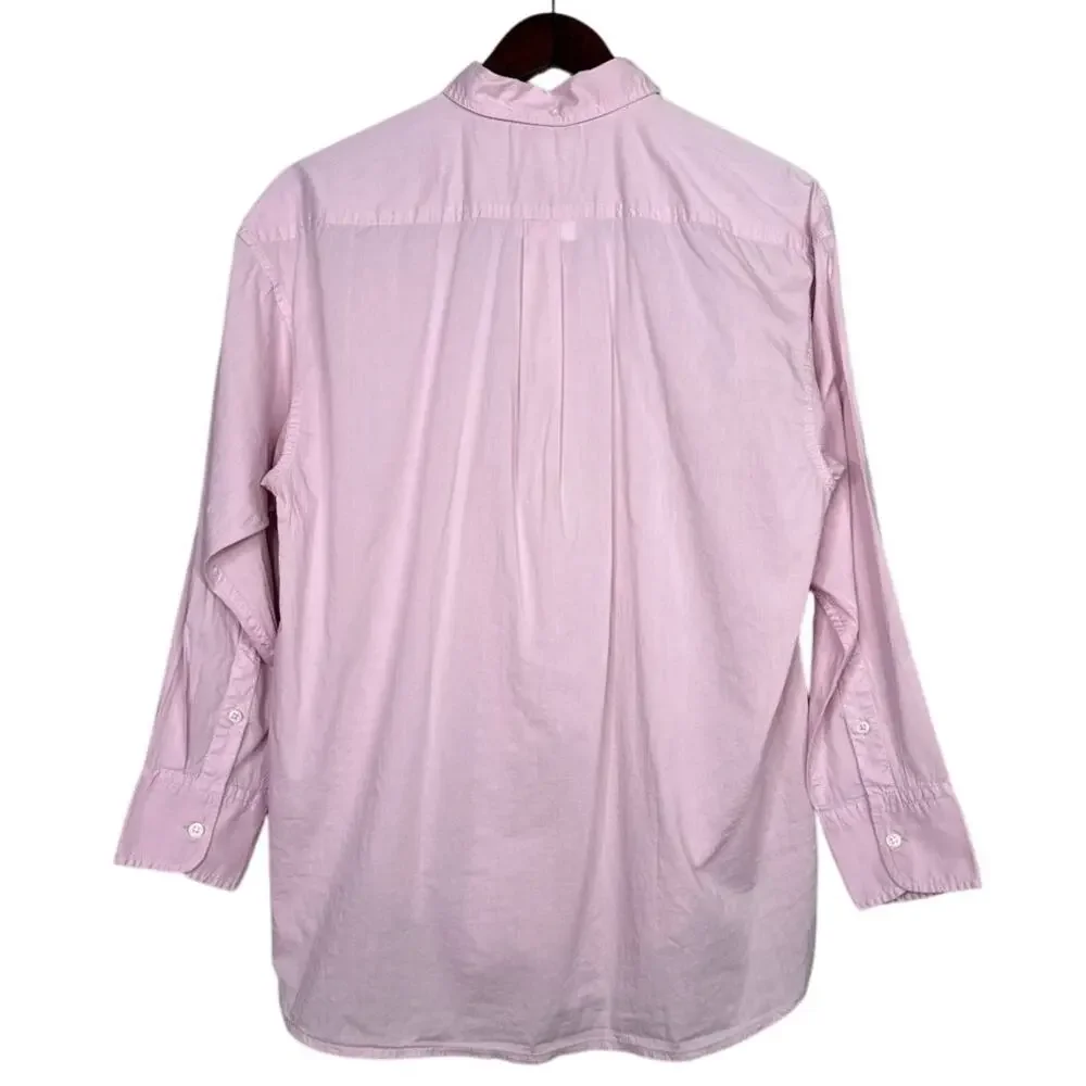 NWT J. Crew Men's Collared Button Down Relaxed Fit Long Sleeve Shirt Small Pink